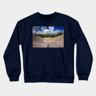 The Ancient Theater of Epidaurus Crewneck Sweatshirt